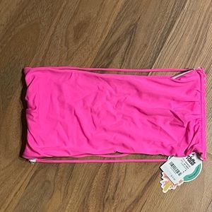 NWT Bandeau Swim Bikini Top Large